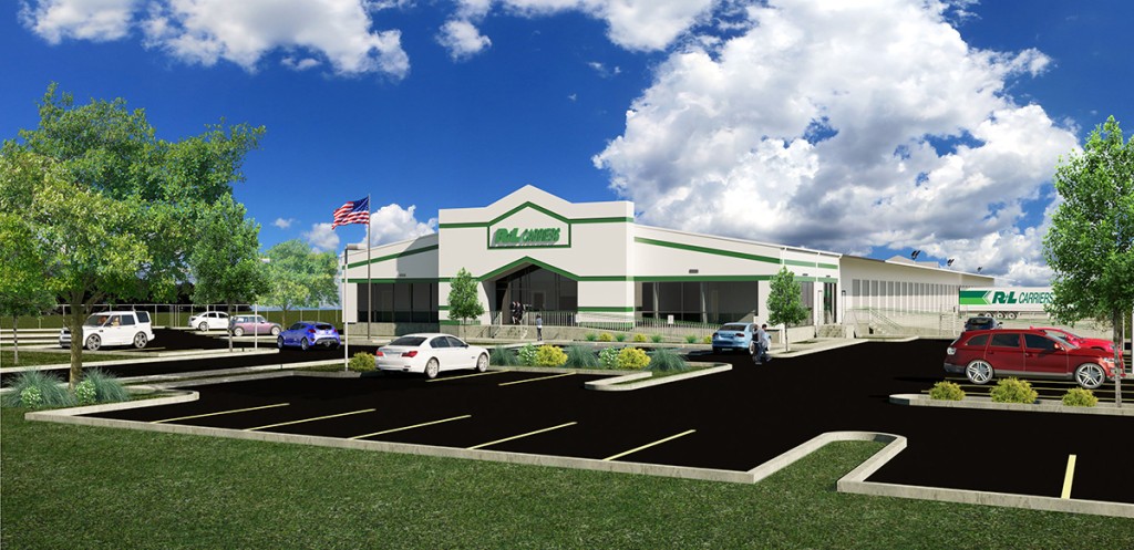 R+L Carriers Arlington Terminal Starts Construction